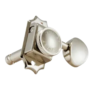 Grover Vintage Locking Machine Heads - Roto-Grip Deluxe Nickel 6-in-Line