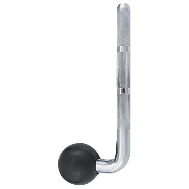 Gibraltar 12.7mm Ball L-Rod with 4" Knurled Mounting Area - Pack of 1