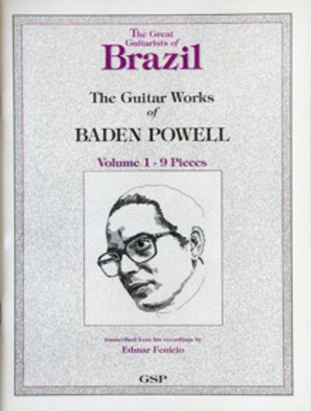 Great Guitarists Of Brazil Baden Powell Book 1 Guitar Book
