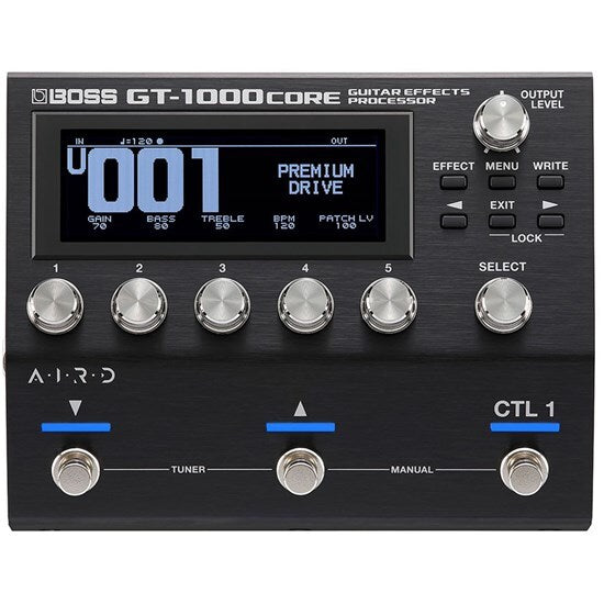 BOSS GT-1000CORE Guitar Effects Processor - Compact DSP Stompbox with AIRD Technology and 24 Amp Models — view 2