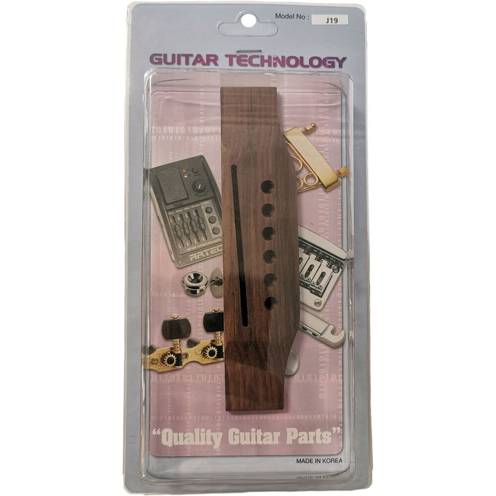 GTJ19 Rosewood Bridge for 6-String Acoustic Guitar — view 4