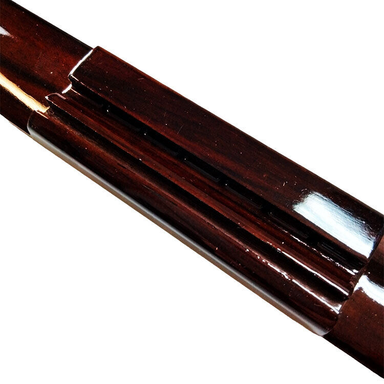 GT Rosewood Bridge for Classical Nylon String Guitar, Drilled for Strings, Gloss Lacquer Finish, Made in Korea — view 6