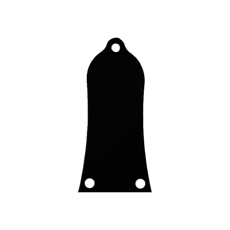 GT LP-Style Black Truss Rod Cover Plate (Pk-1)