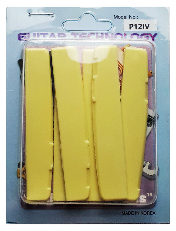 GT Acoustic Guitar Bridge Saddle with Compensation 76mm Width - Pack of 6 — view 2