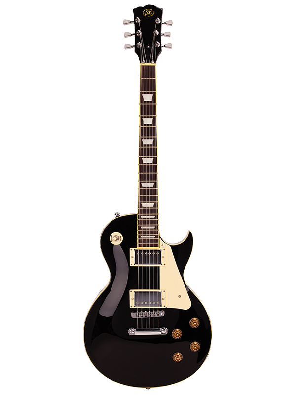SX LP Electric Guitar with Accessories and Gig Bag — view 3