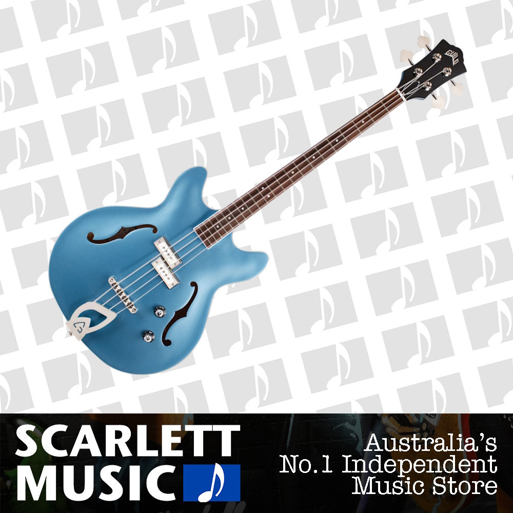 Guild StarFire I DC Electric Bass Guitar Pelham Blue — view 2
