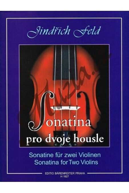 Feld Sonatina for Two Violins Unaccompanied Barenreiter H1927