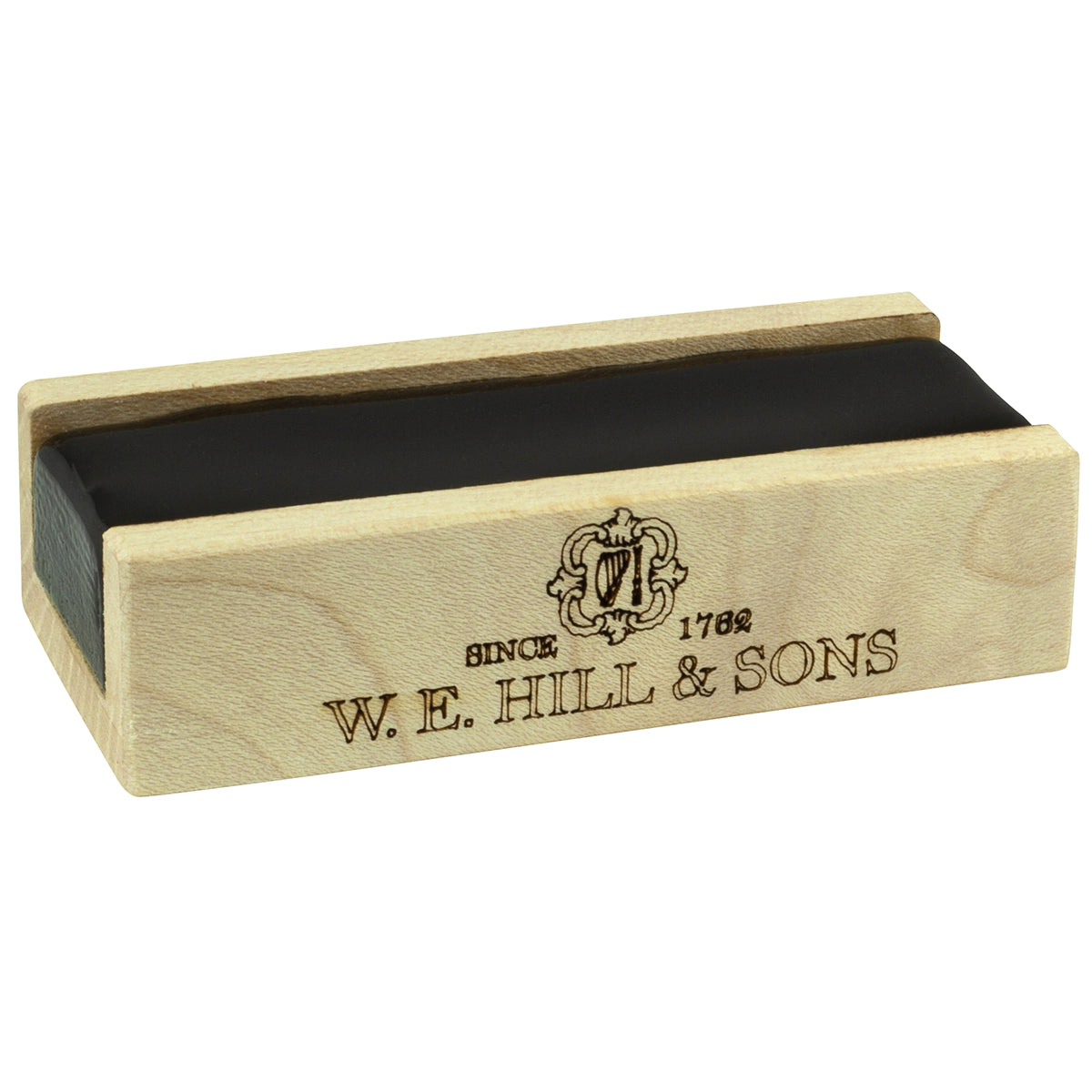 W.E. Hill & Sons Premium Double Bass Dark/Medium-Soft Rosin in Maplewood Holder with Drawstring Bag, 25g, GPR #7, England — view 3