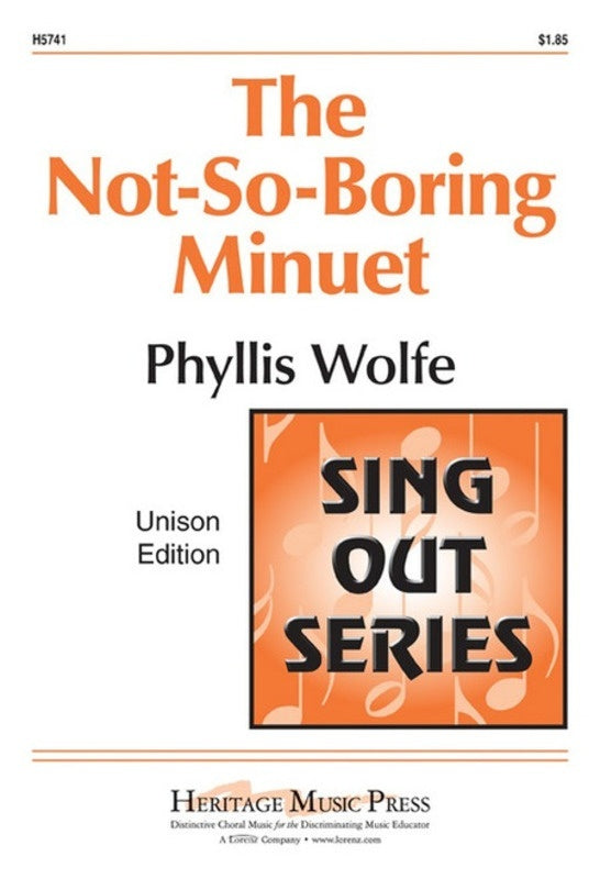 Not So Boring Minuet Unison Book