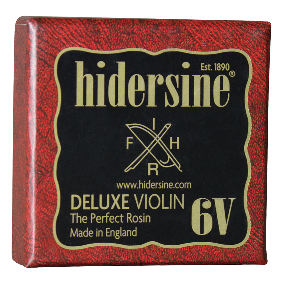 Hidersine Deluxe Dark Violin Rosin - Large 30g - GPR #6 - Hand-Mixed, Hand-Poured - Made in England