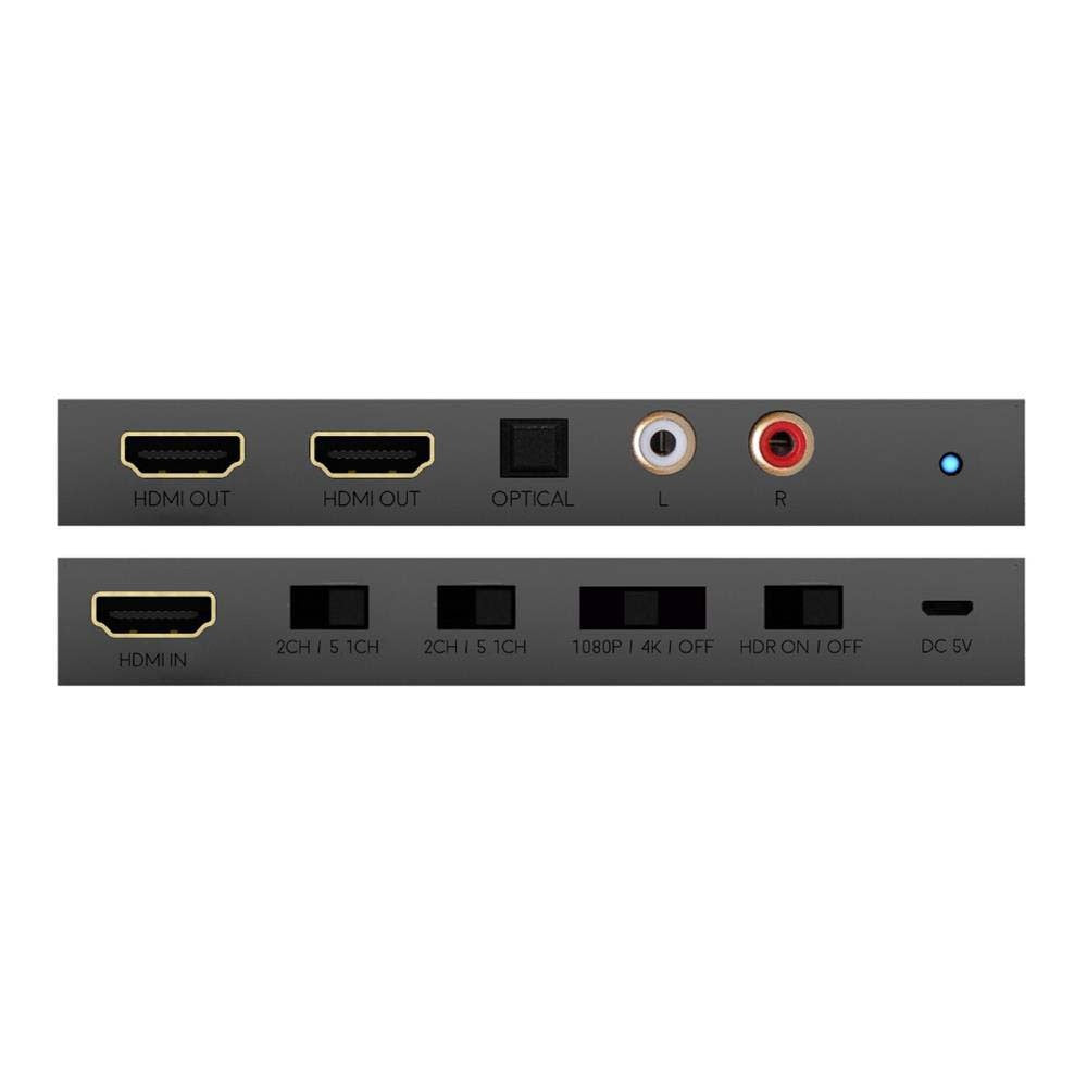 HDMI 1:2 splitter with scaler and audio downmix HDANYWHERE — view 3