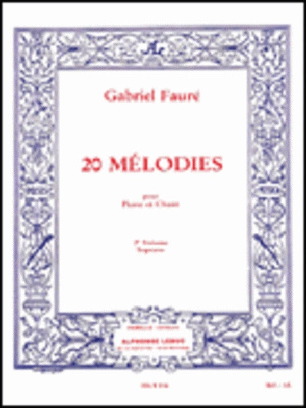 20 Melodies Vol 2 High Voice/Piano