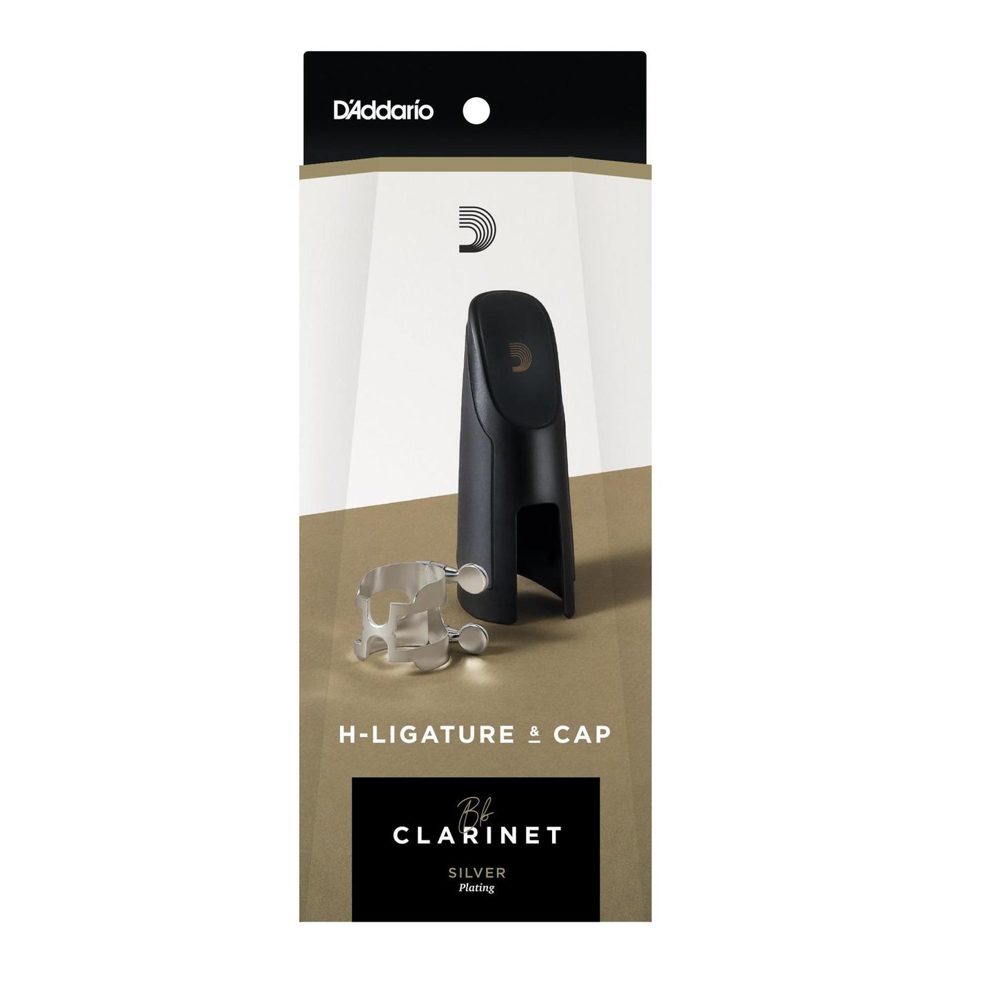 H-Ligature & Cap, Bb Clarinet, Silver-plated
