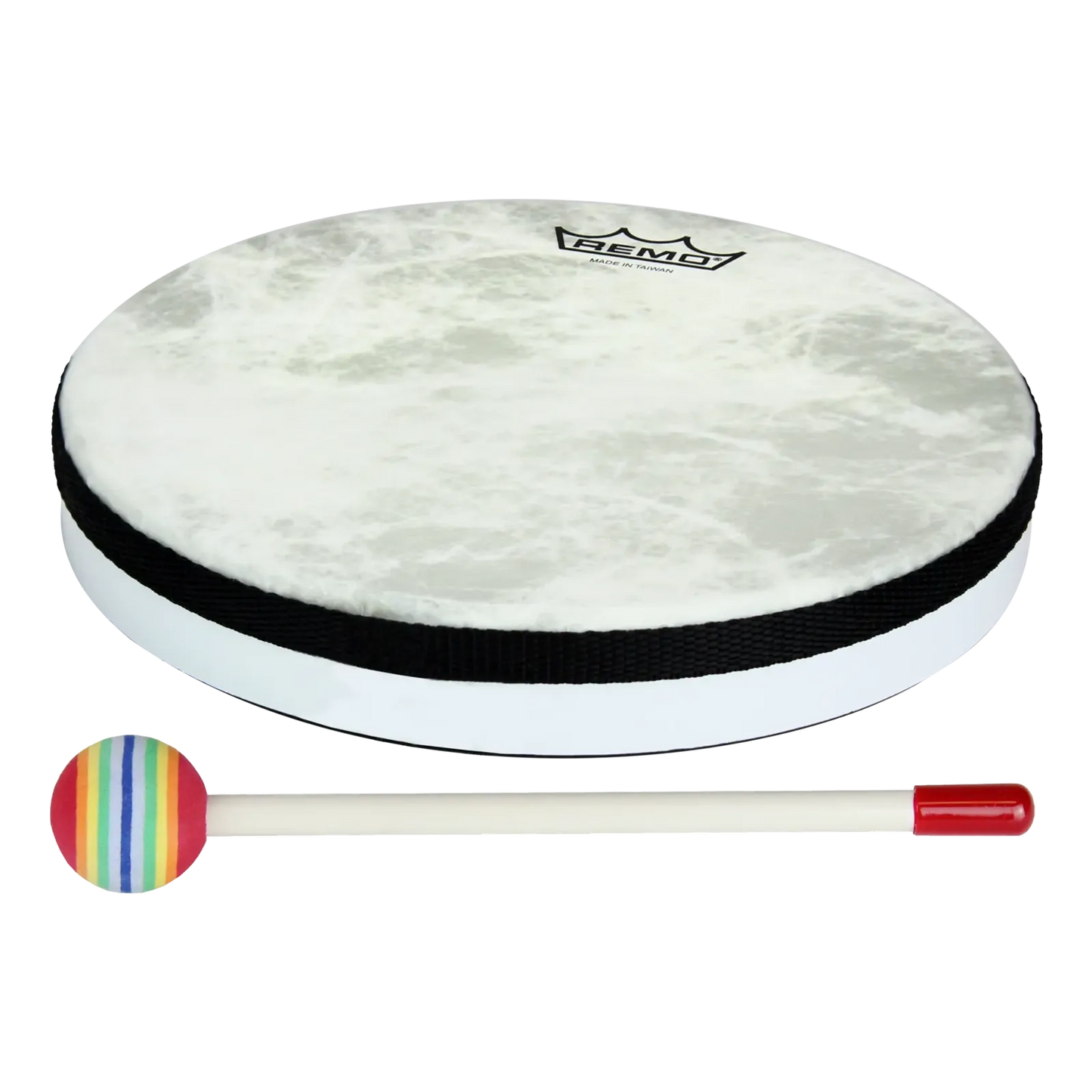Remo Lynn Kleiner 8 Inch Hand Drum with Fiberskyn Head and Mallet