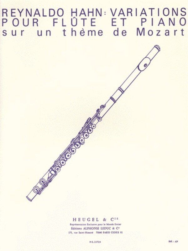 Hahn - Variations on a Theme of Mozart for Flute and Piano