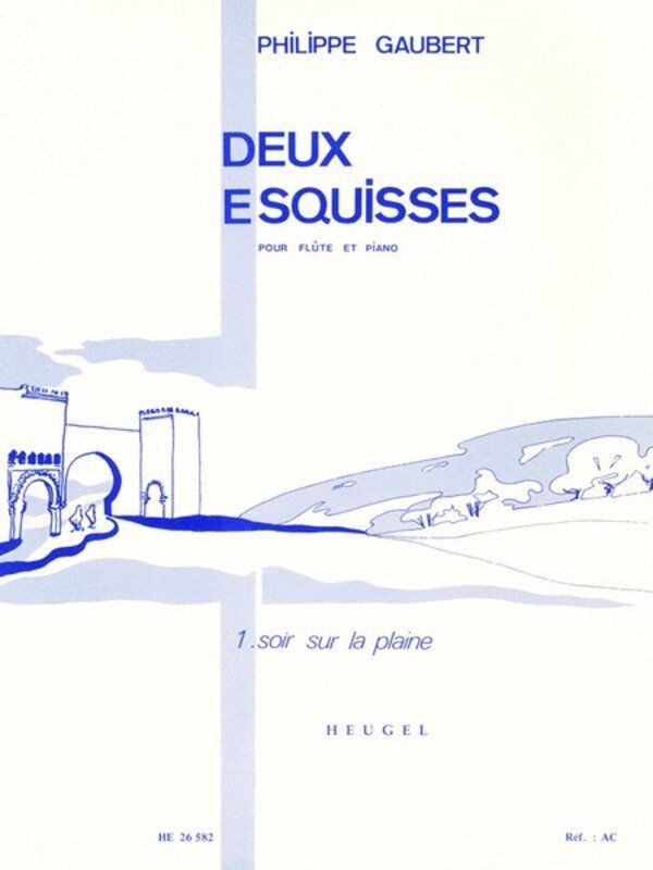 Gaubert - Two Sketches No 1 Night on the Plain for Flute and Piano