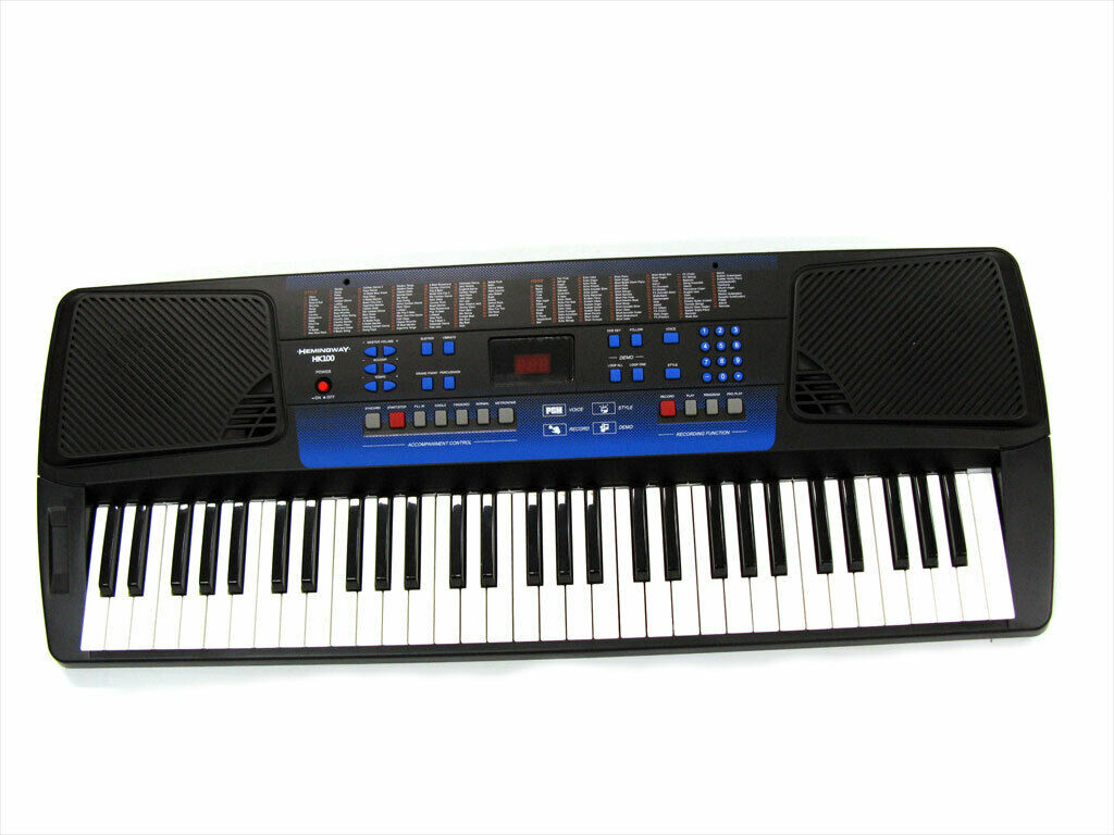 Hemingway Digital Keyboard 61 Note Full Size Keys 12 Demo Songs