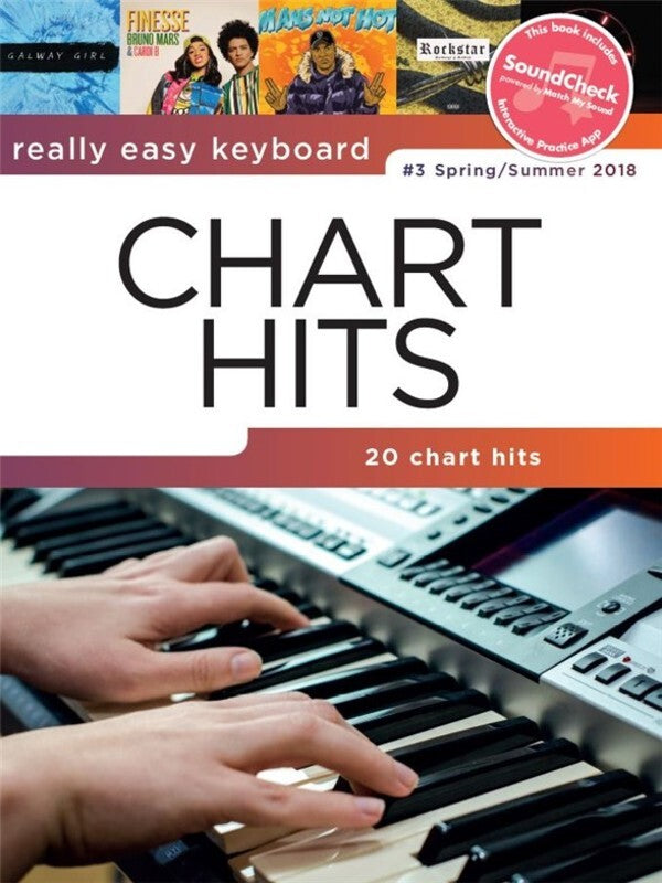 Really Easy Keyboard Chart Hits 3 Spring/Sum 2018 (Softcover Book)