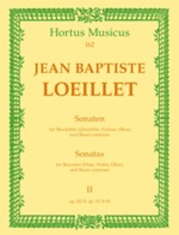 Sonatas Book 2 Op 3 No 9 Op 4 Nos 9-10 Tre Rec/Piano Book