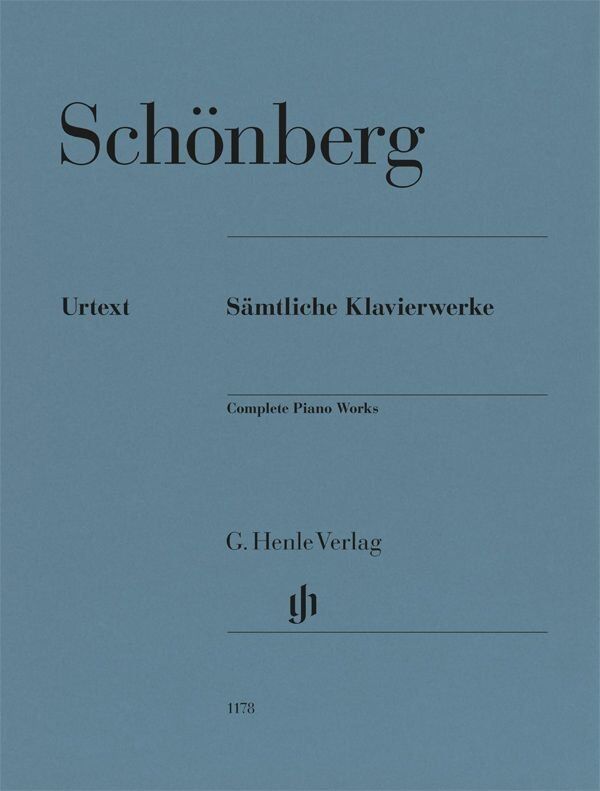 Schoenberg Complete Piano Works Urtext by G. Henle Verlag, 178 Pages