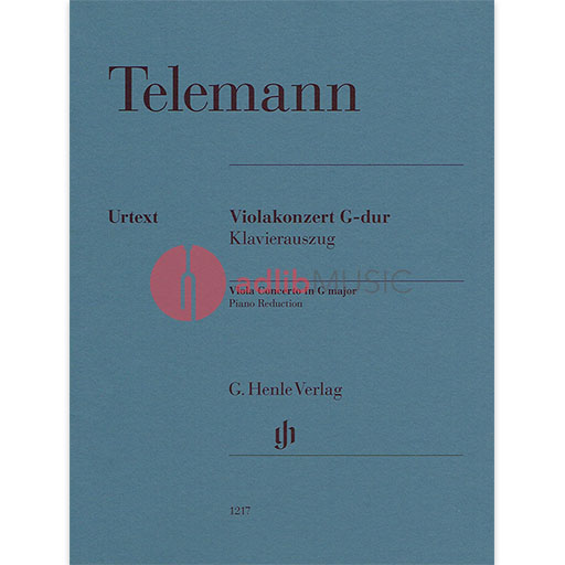 Viola Concerto in G Major for Viola and Piano - Urtext Edition
