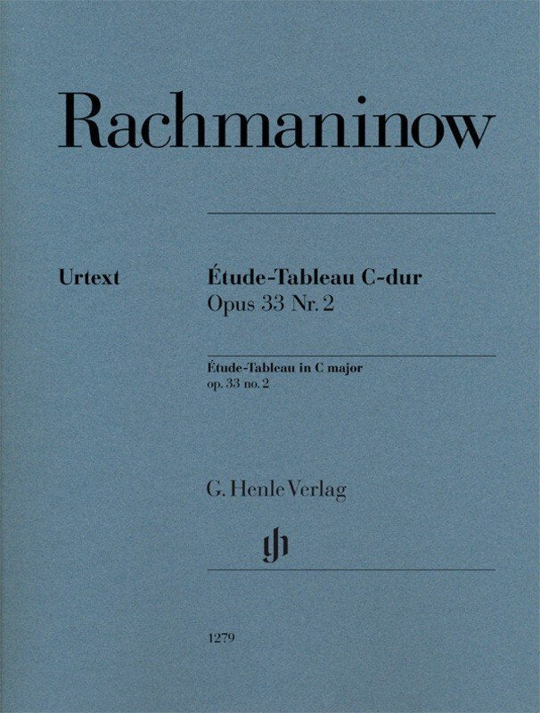 Rachmaninoff: Étude-Tableau in C Major, Op. 33 No. 2 — Piano (G. Henle Verlag)
