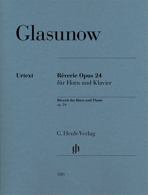 Glazunov: Rêverie, Op. 24 — French Horn & Piano (G. Henle Verlag)