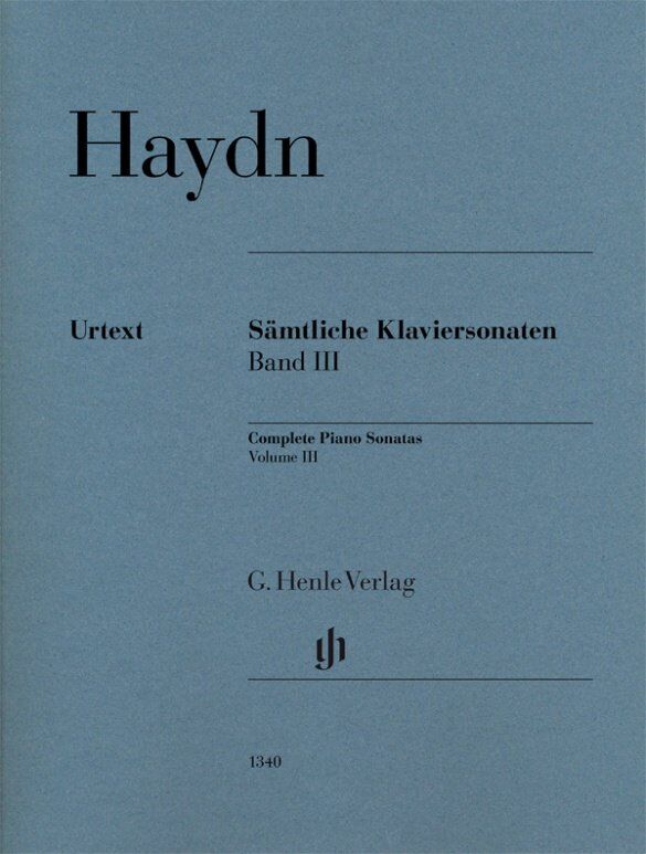 Haydn - Piano Sonatas Vol 3 Urtext Edition HN 1340