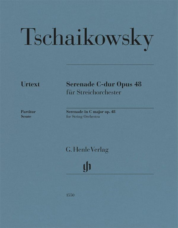 Tchaikovsky Serenade in C Major Op. 48 String Orchestra Full Score 67 Pages
