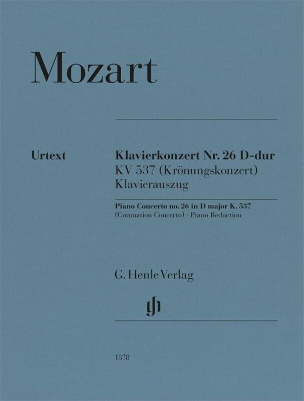 Piano Concerto No. 26 D Major K. 537 for 2 Pianos 4 Hands by Mozart