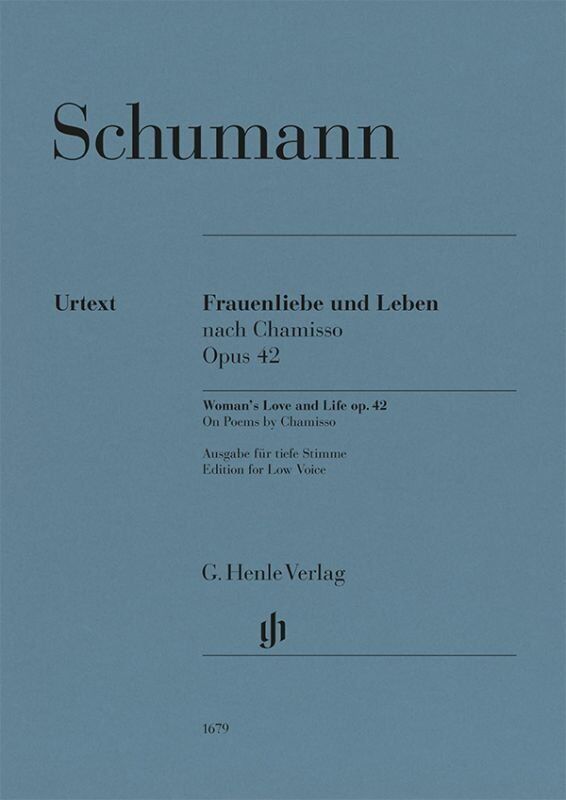 Schumann - Woman's Love and Life Op. 42 for Low Voice/Piano