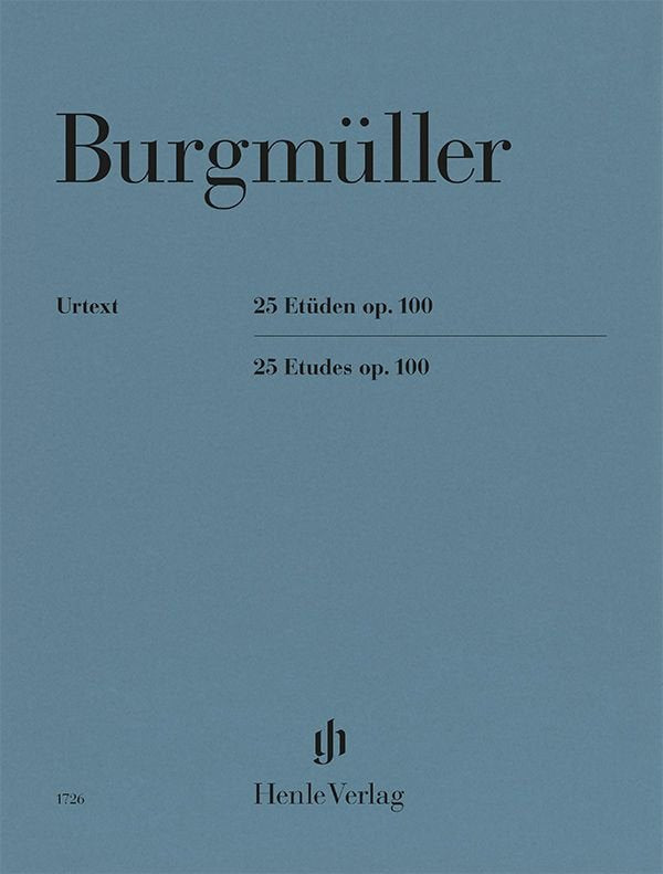 Burgmuller - 25 Etudes Op 100 For Piano (G. Henle Verlag)
