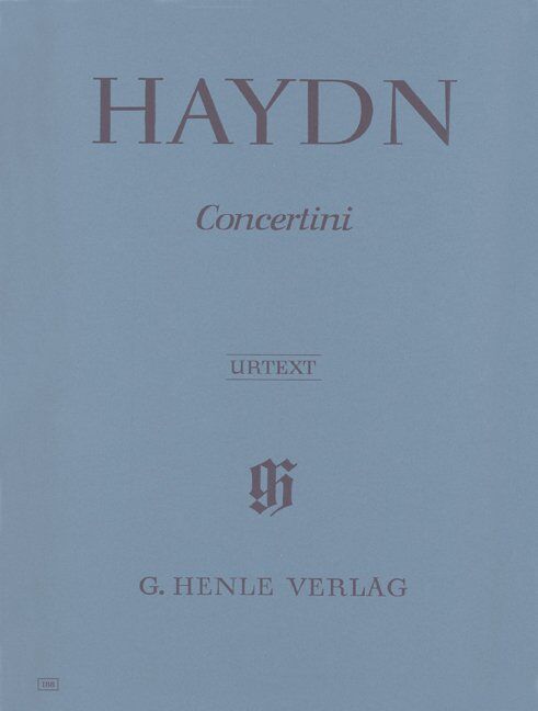 Concertini for Piano (Harpsichord) by Joseph Haydn, G. Henle Verlag, Piano Quartet, 83 pages, suitable for young pianists.