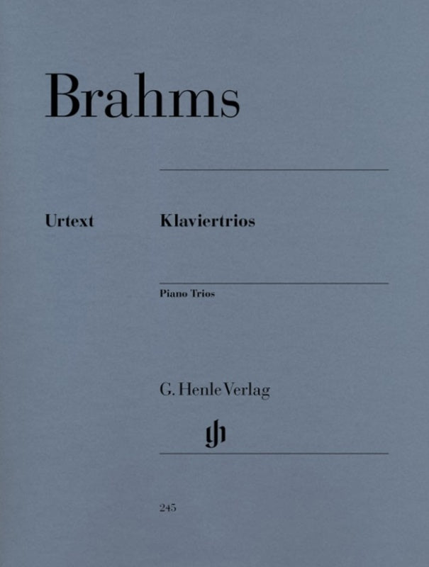 Brahms - Piano Trios Violin/Cello/Piano (Set Of Parts) Book