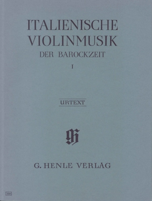 Italian Violin Music Book 1 Baroque Violin/Piano (Softcover Book)