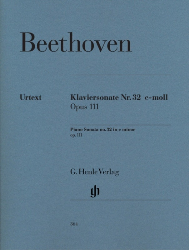 Sonata Op 111 C Min (Softcover Book)
