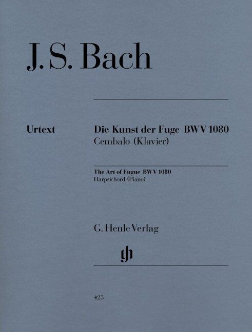Bach - The Art of the Fugue BWV 1080 for Piano Solo, 140 Pages, G. Henle Verlag — view 2