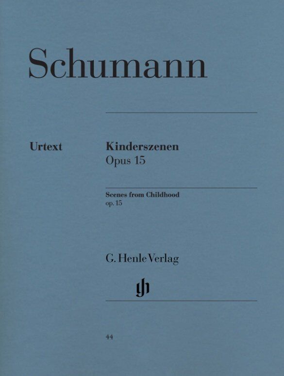 Schumann - Scenes from Childhood Op. 15 Urtext for Piano Solo, 28 Pages, G. Henle Verlag Edition
