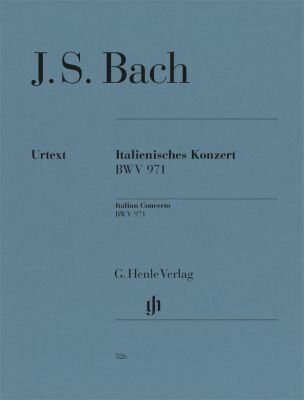 Bach Italian Concerto BWV 971 for Piano Urtext - G. Henle Verlag Edition, 31 Pages, Piano Solo