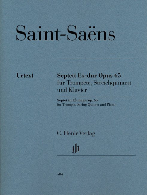 Saint-Saëns: Septet in E Flat Major, Op. 65 (G. Henle Verlag)