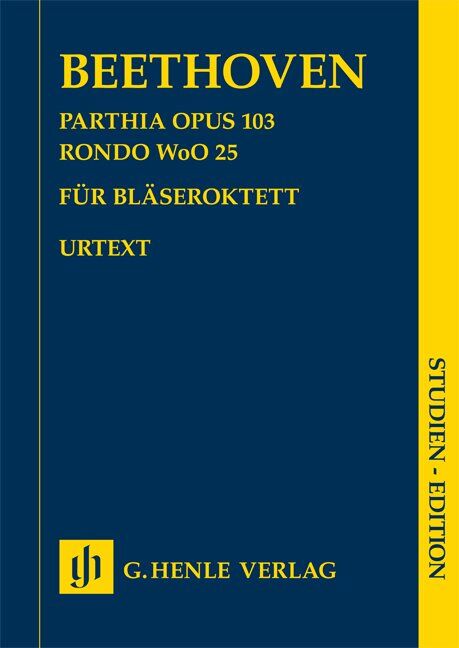 Beethoven - Parthia Op. 103 and Rondo WoO 25 for Wind Octet Score