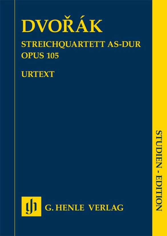 Dvořák: String Quartet in A-flat, Op. 105 — Study Score (G. Henle Verlag)