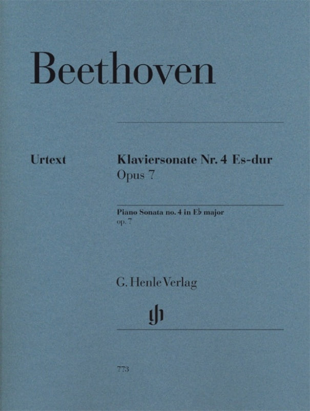 Beethoven - Sonata Op 7 E Flat Urtext (Softcover Book)