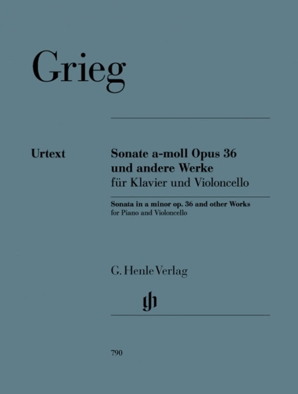 Sonata Op 36 A Min And Other Works Vlc Piano (Softcover Book)