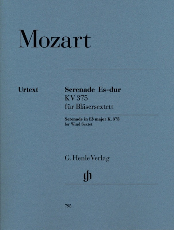 Serenade K 375 E Flat 2Clarinet 2French Horn 2Bassoon (Set Of Parts) Book