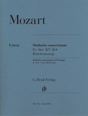 Sinfonia Concertante K 364 for Violin, Viola, and Piano - Urtext Edition