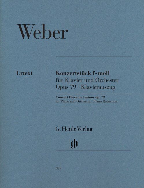 Concert Piece Op. 79 in F Minor for 2 Pianos 4 Hands by Carl Maria von Weber