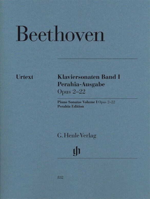 Beethoven Piano Sonatas Vol 1 Op 2-22 Perahia Edition, G. Henle Verlag, 292 Pages
