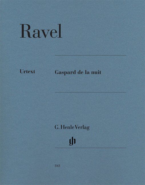 Ravel - Gaspard de la Nuit Urtext for Piano Solo, 54 Pages, G. Henle Verlag — view 2