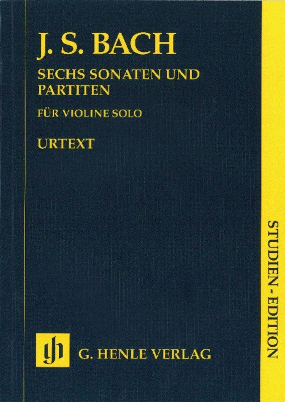 Sonatas And Partitas 6 Bwv 1001-1006 Study Score Book